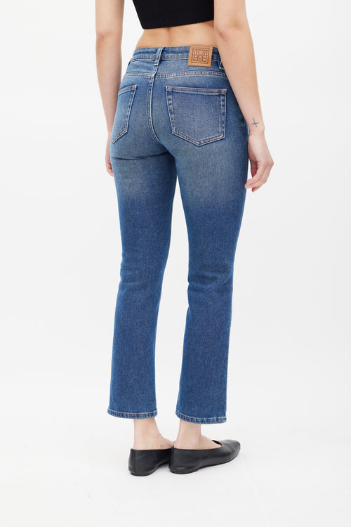 Totême Medium Wash Straight Skinny Jeans