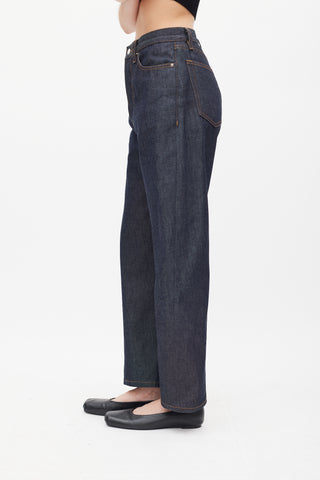 Totême Raw Denim Twisted Seam Jeans