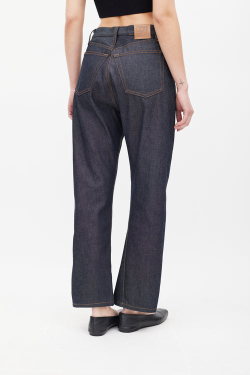 Totême Raw Denim Twisted Seam Jeans