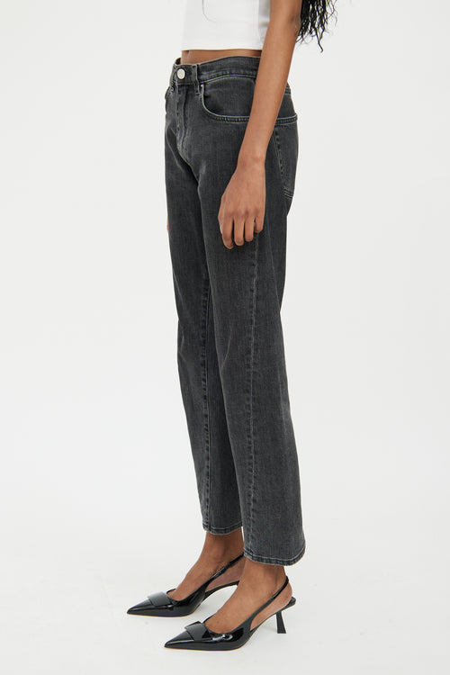 Totême Grey Twisted Side Seam Jean