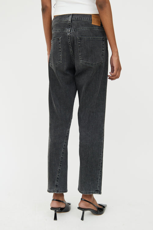 Totême Grey Twisted Side Seam Jean