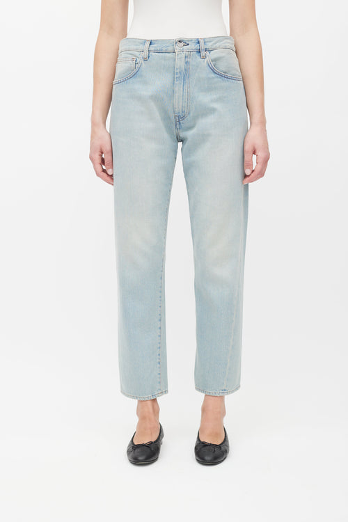 Totême Blue Light Wash Original Twisted Jeans