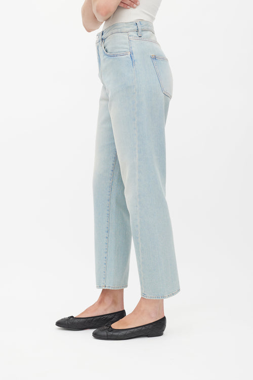 Totême Blue Light Wash Original Twisted Jeans