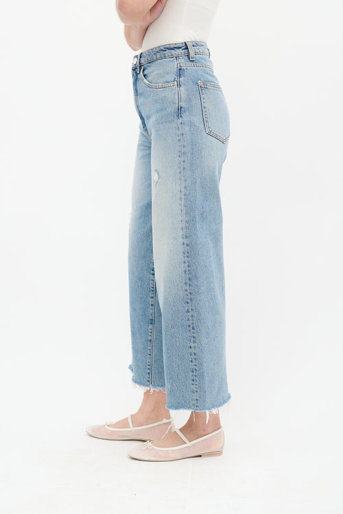 Toteme Light Wash Flare Fit Jeans