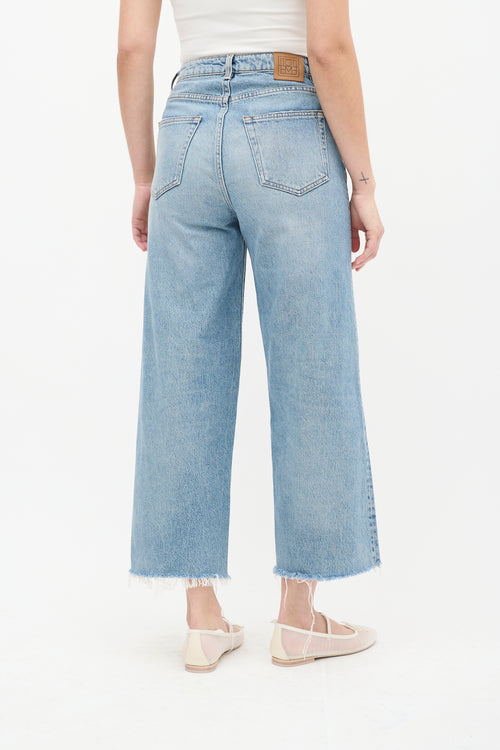 Toteme Light Wash Flare Fit Jeans