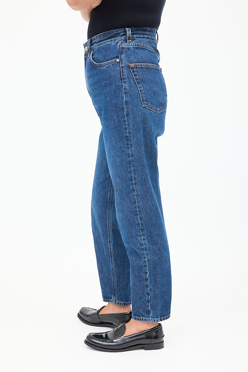 Toteme Medium Wash Tapered Jeans