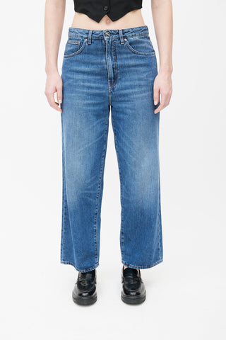 Totême Medium Wash Wide Leg Jeans