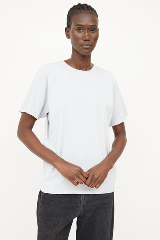 Totême Light Blue Oversized Cotton T-shirt