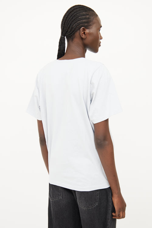 Totême Light Blue Oversized Cotton T-shirt