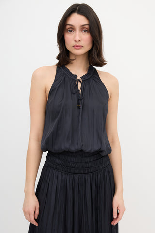 Ulla Johnson Satin Cleo Midi Dress