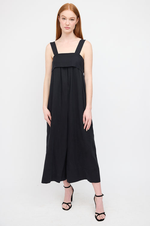 Ulla Johnson Black Iggy Tie Jumpsuit