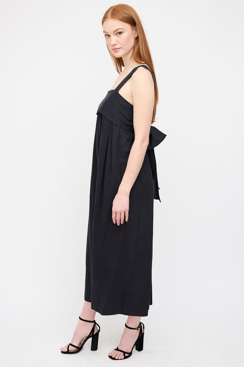 Ulla Johnson Black Iggy Tie Jumpsuit