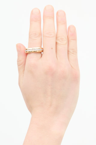 Links of London Rose Gold 
Diamond Love Note Ring