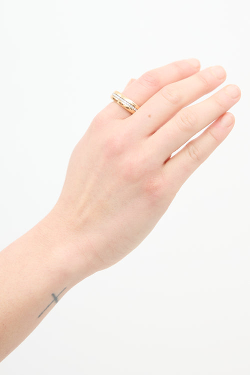 Links of London Rose Gold 
Diamond Love Note Ring