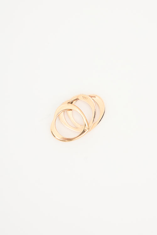 Links of London Rose Gold 
Diamond Love Note Ring