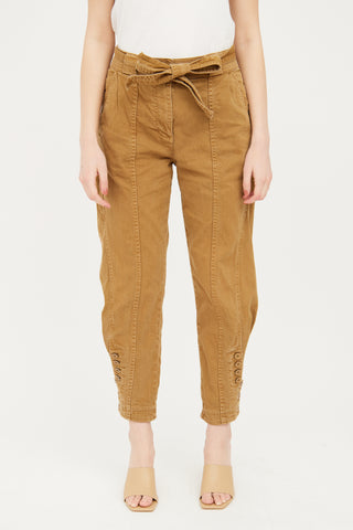 Ulla Johnson Brown Tapered Pant