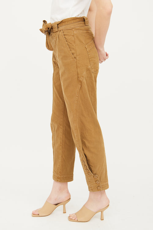 Ulla Johnson Brown Tapered Pant