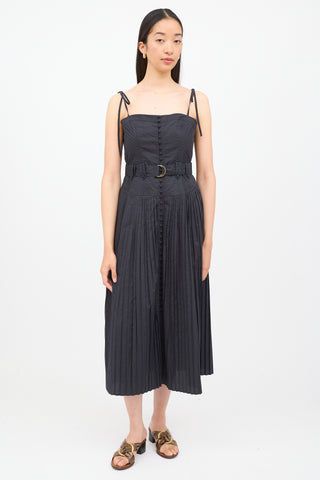 Ulla Johnson Black Cosette Sleeveless Dress