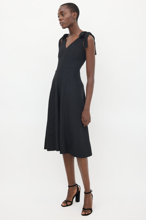 Ulla Johnson Black Tie Strap Lana Dress