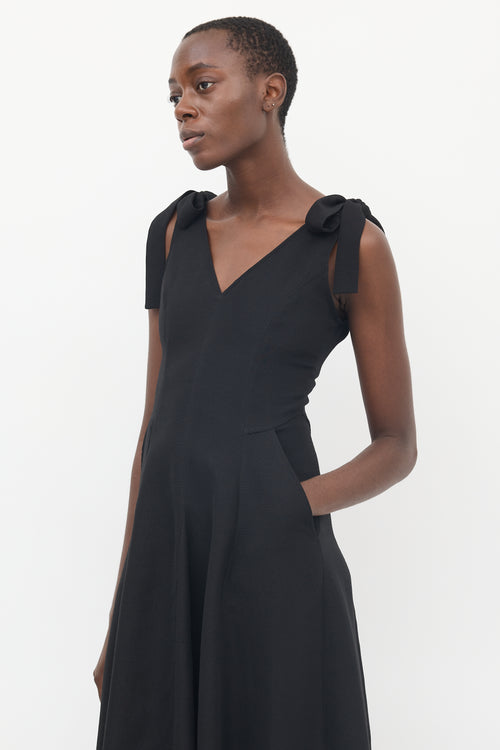 Ulla Johnson Black Tie Strap Lana Dress