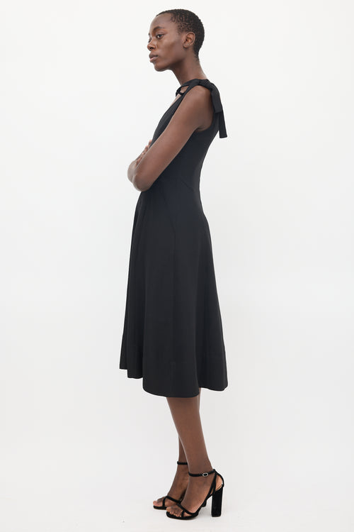 Ulla Johnson Black Tie Strap Lana Dress