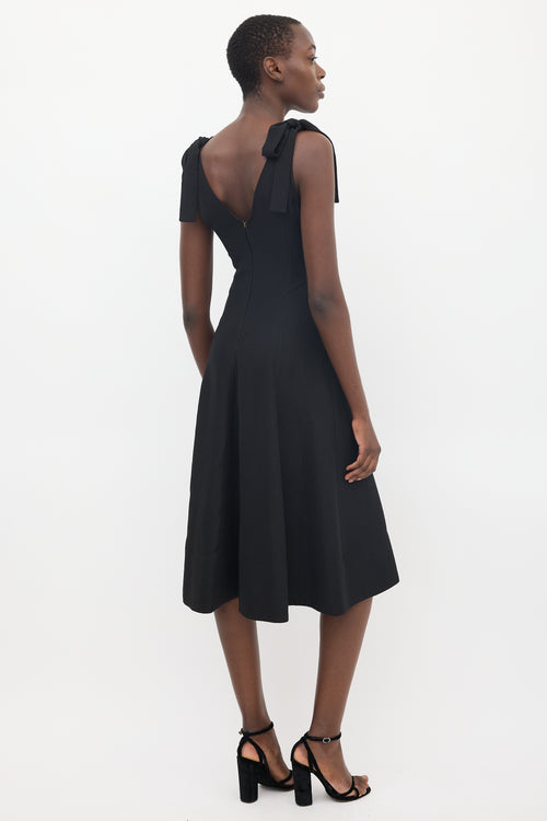 Ulla Johnson Black Tie Strap Lana Dress