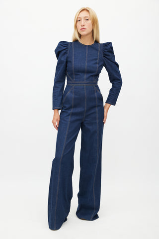 Ulla Johnson Blue Denim Jumpsuit