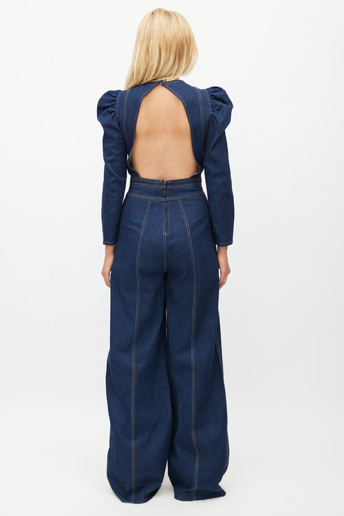 Ulla Johnson Blue Denim Jumpsuit