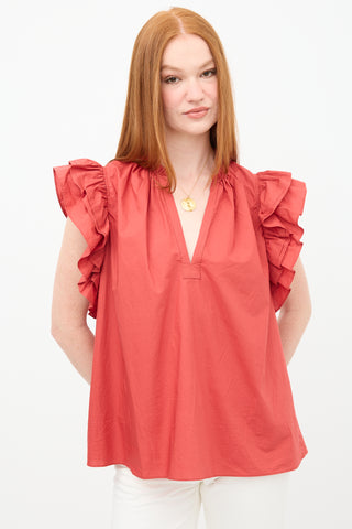 Ulla Johnson Elena Ruffle Blouse