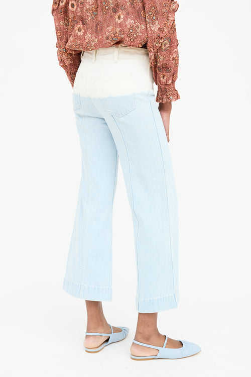 Ulla Johnson Dip Bleach Wide Jean