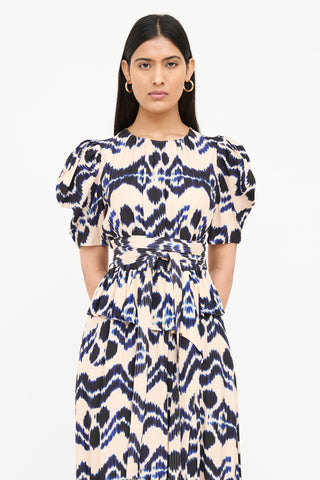 Ulla Johnson Marion Abstract Print Dress