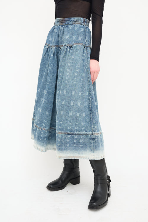 Ulla Johnson Medium Wash Astrid Denim Skirt