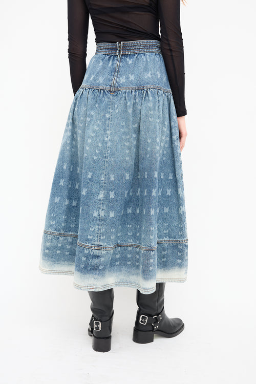 Ulla Johnson Medium Wash Astrid Denim Skirt