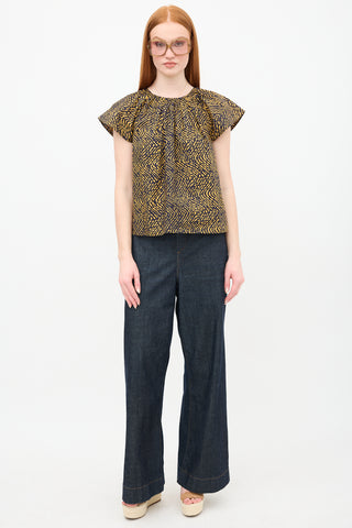 Ulla Johnson Printed Macie Blouse