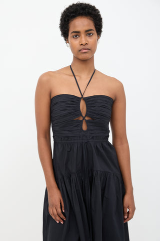 Ulla Johnson SS 2022 Ella Tie Neck Dress