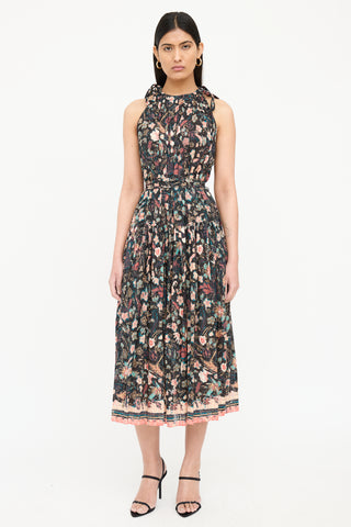 Ulla Johnson Samar Tie Neck Dress