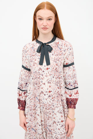 Ulla Johnson Silk Floral Isabetta Dress