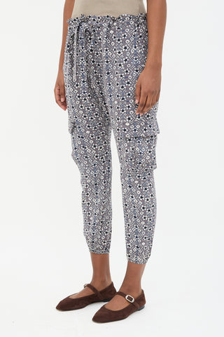 Ulla Johnson Silk Floral Jakarta Lounge Pant