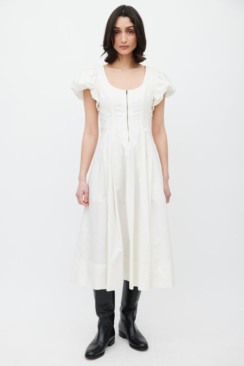 Ulla Johnson White Corset Detail Dress