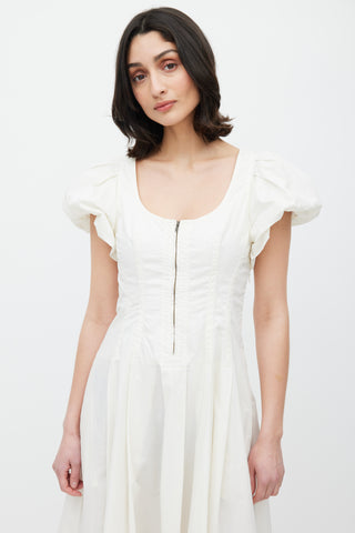 Ulla Johnson White Corset Detail Dress