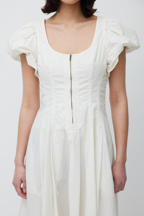 Ulla Johnson White Corset Detail Dress