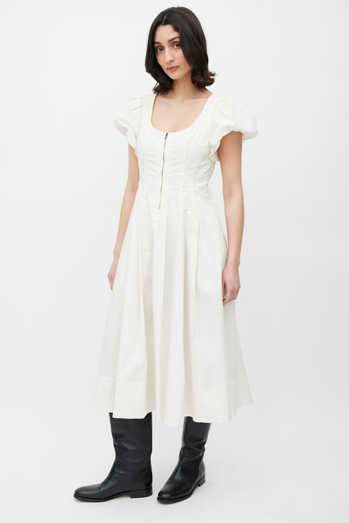 Ulla Johnson White Corset Detail Dress