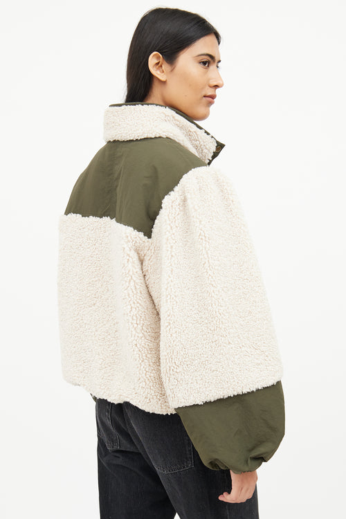 Ulla Johnson Cream 
Green Aitana Jacket