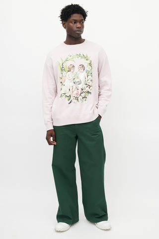 Undercover Pink 
Multicolour Suspirium Sweatshirt