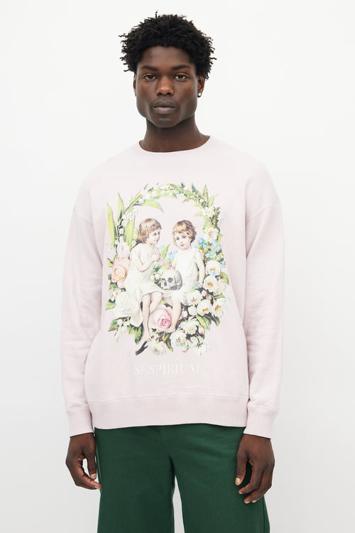 Undercover Pink 
Multicolour Suspirium Sweatshirt