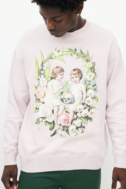 Undercover Pink 
Multicolour Suspirium Sweatshirt