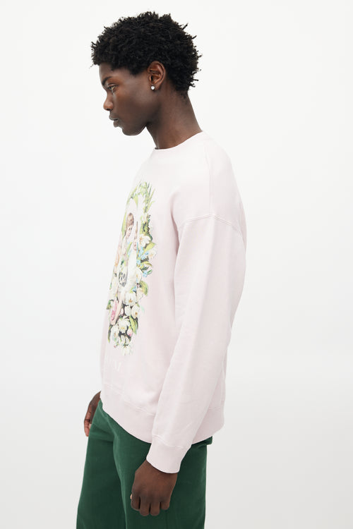 Undercover Pink 
Multicolour Suspirium Sweatshirt