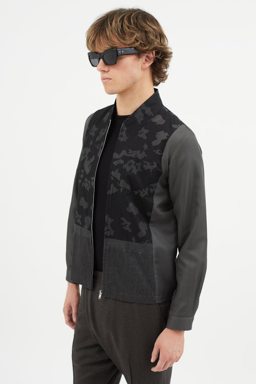 Undercover Spring 2001 Chaotic Discord Black 
Grey Camo Jacket