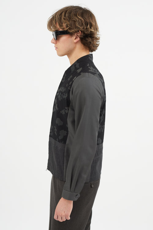 Undercover Spring 2001 Chaotic Discord Black 
Grey Camo Jacket