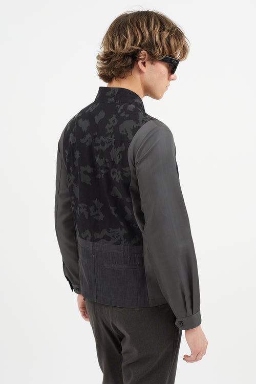 Undercover Spring 2001 Chaotic Discord Black 
Grey Camo Jacket